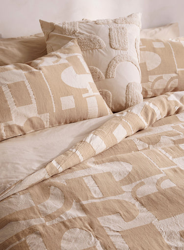Geometric abstraction duvet cover set